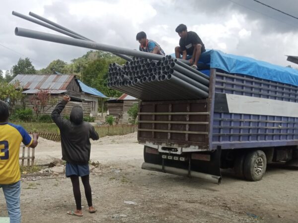 Desa Katu Realisasikan Pembelanjaan Pipa untuk Rehabilitasi Air Bersih TA 2025