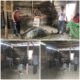 Perangkat Desa Katu Gotong Royong Lakukan Pengecoran Lantai Kantor Desa